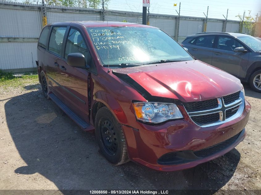 2017 Dodge Grand Caravan Cvp/Sxt VIN: 2C4RDGBG1HR869450 Lot: 12008850