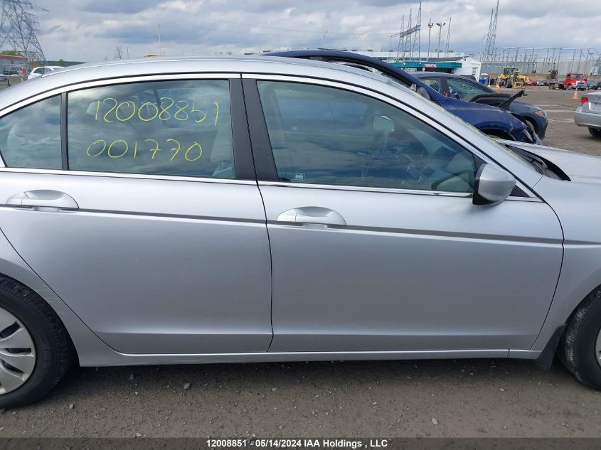 2009 Honda Accord Lx VIN: 1HGCP263X9A001770 Lot: 12008851