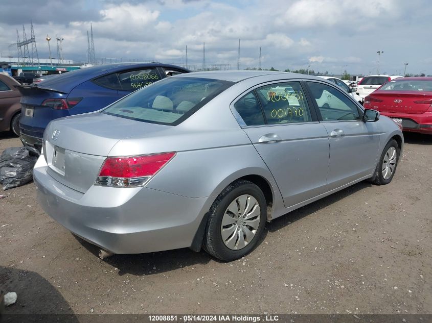 2009 Honda Accord Lx VIN: 1HGCP263X9A001770 Lot: 12008851