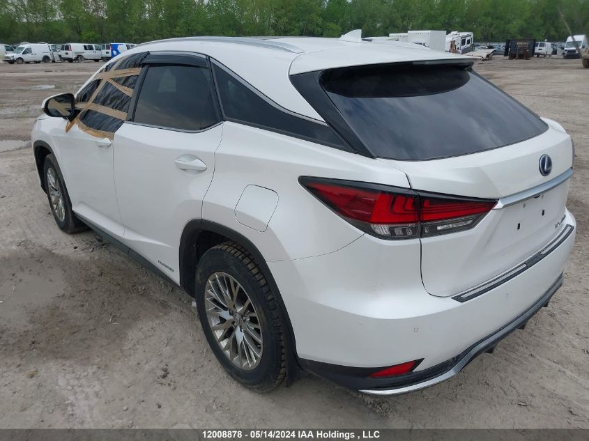 2021 Lexus Rx 450H VIN: 2T2JGMDA4MC070537 Lot: 12008878