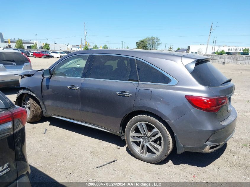 2018 Acura Mdx VIN: 5J8YD4H46JL800910 Lot: 12008884
