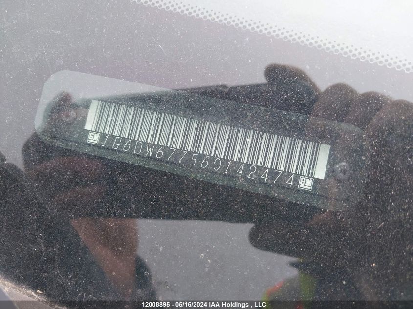 2006 Cadillac Sts VIN: 1G6DW677560142474 Lot: 12008895