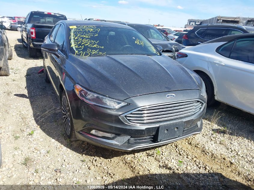 2017 Ford Fusion Se VIN: 3FA6P0T94HR101057 Lot: 12008909