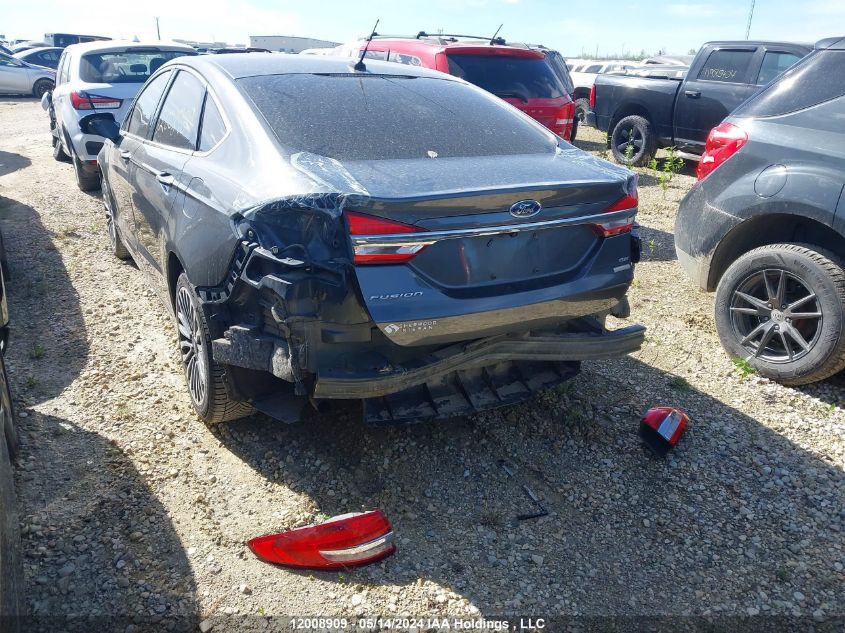 2017 Ford Fusion Se VIN: 3FA6P0T94HR101057 Lot: 12008909