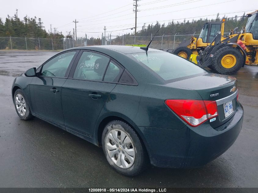 2014 Chevrolet Cruze VIN: 1G1PL5SH8E7153402 Lot: 12008918