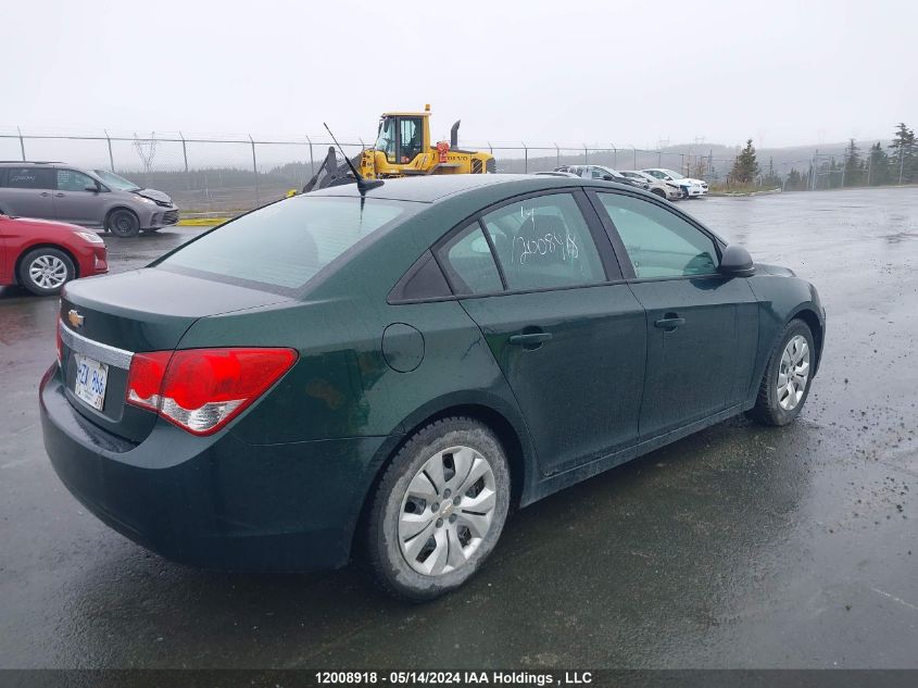 2014 Chevrolet Cruze VIN: 1G1PL5SH8E7153402 Lot: 12008918