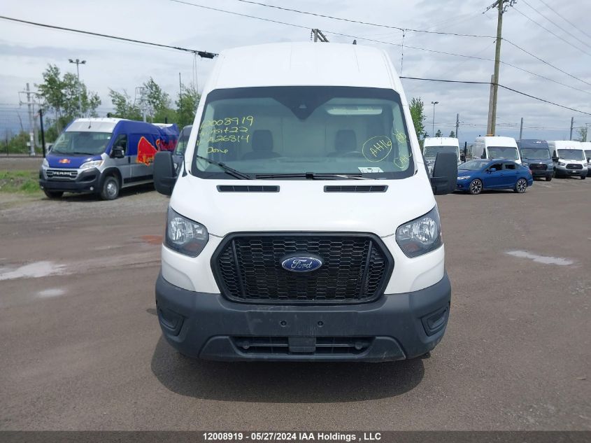 2022 Ford Transit T-250 VIN: 1FTBR3U81NKA26814 Lot: 12008919