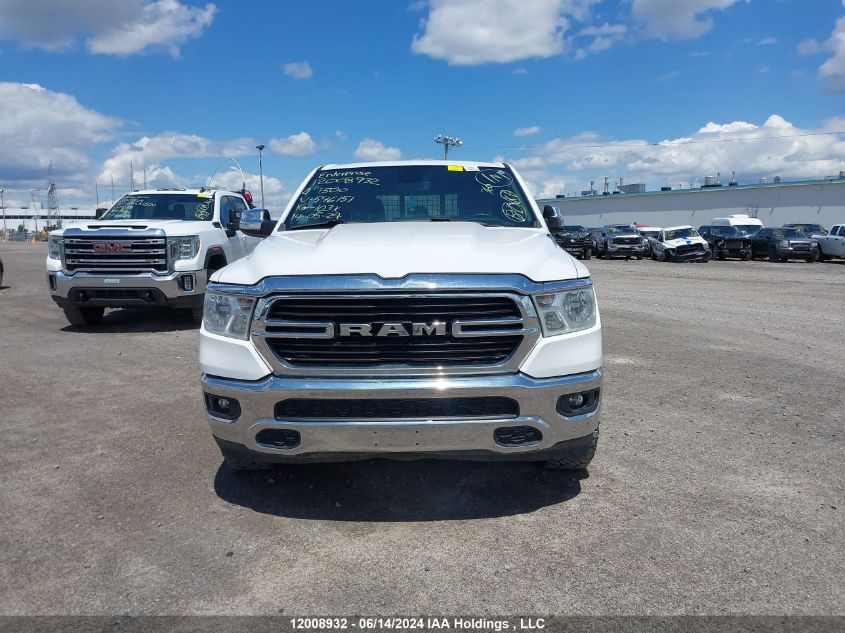 2021 Ram 1500 Big Horn/Lone Star VIN: 1C6SRFFT5MN546151 Lot: 12008932