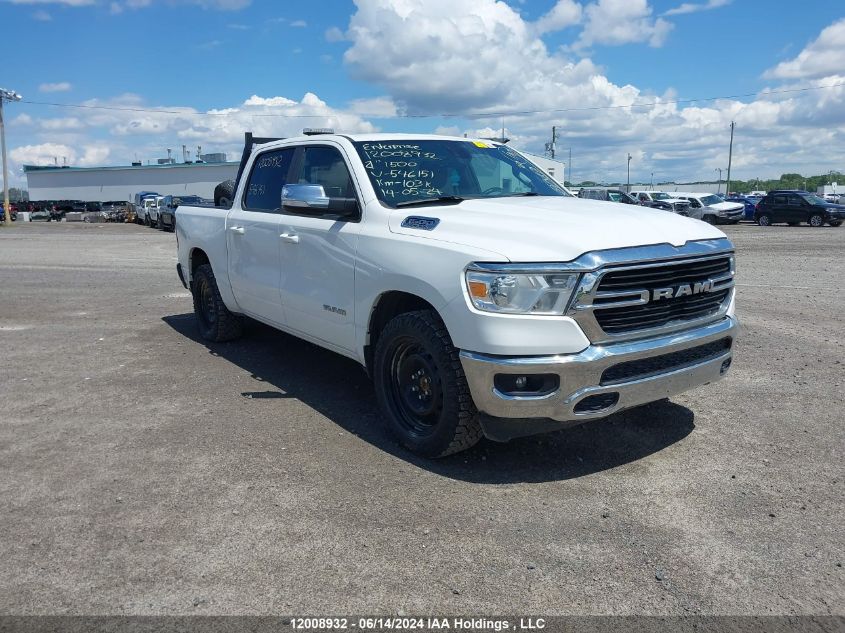 2021 Ram 1500 Big Horn/Lone Star VIN: 1C6SRFFT5MN546151 Lot: 12008932