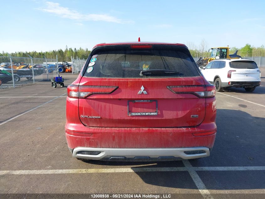 2022 Mitsubishi Outlander Se/Black Edition VIN: JA4J4UA84NZ619671 Lot: 12008938