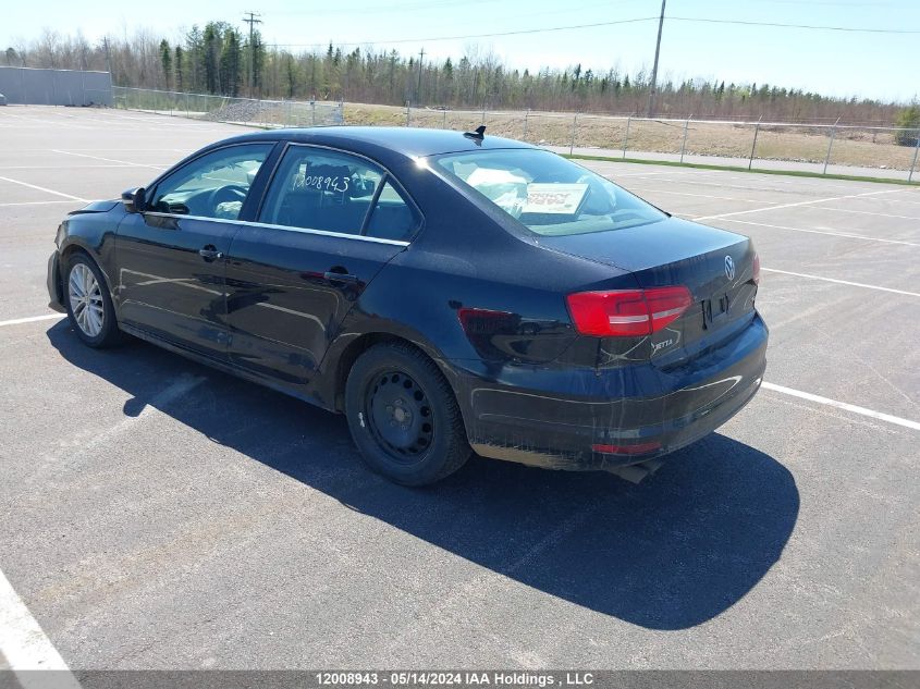 2015 Volkswagen Jetta Sedan VIN: 3VWDA7AJ7FM247338 Lot: 12008943