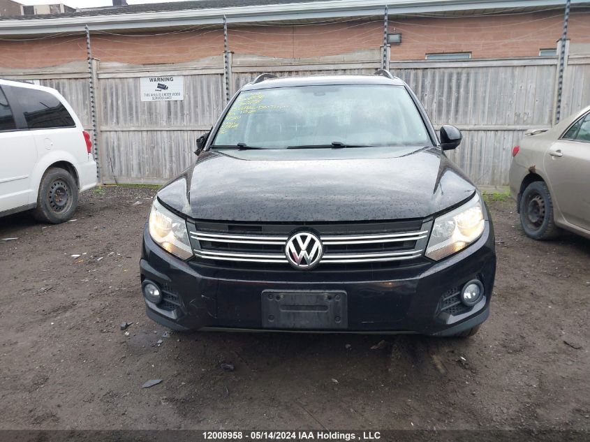 2015 Volkswagen Tiguan VIN: WVGJV7AX5FW602274 Lot: 12008958