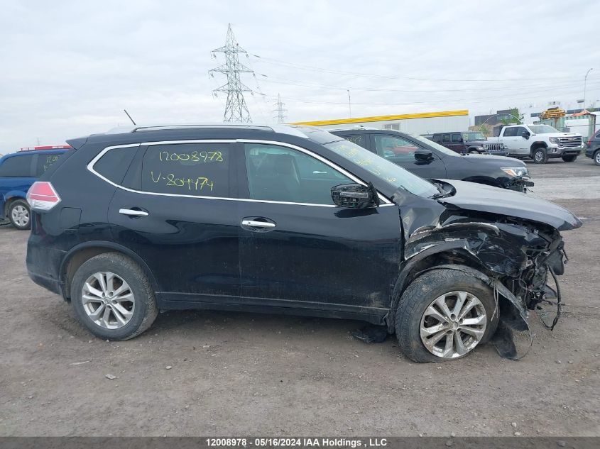 2016 Nissan Rogue VIN: 5N1AT2MV7GC804474 Lot: 12008978