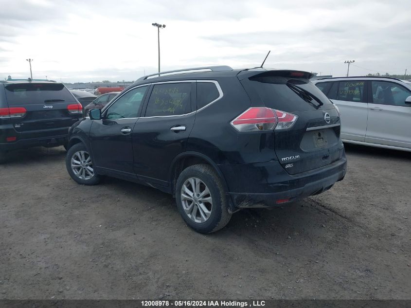 2016 Nissan Rogue VIN: 5N1AT2MV7GC804474 Lot: 12008978