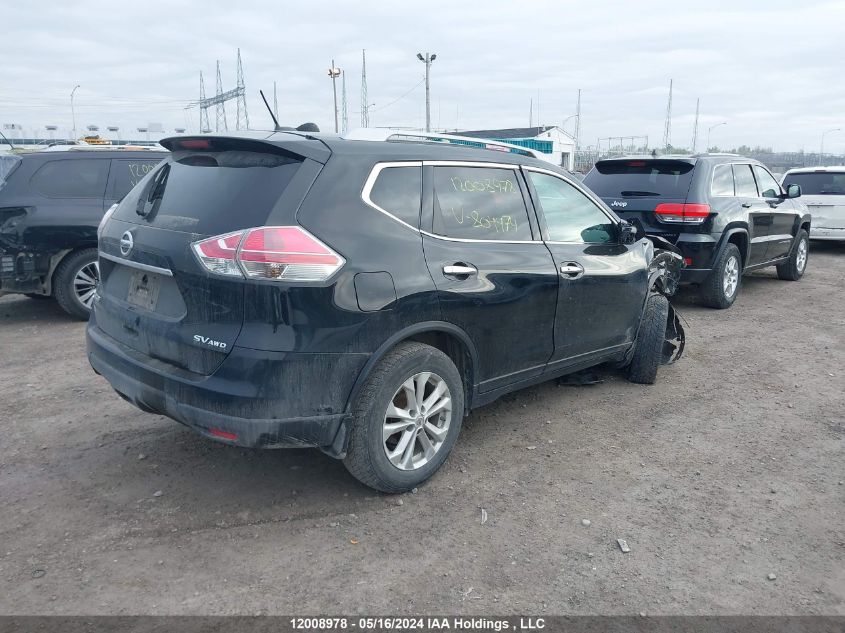 2016 Nissan Rogue VIN: 5N1AT2MV7GC804474 Lot: 12008978