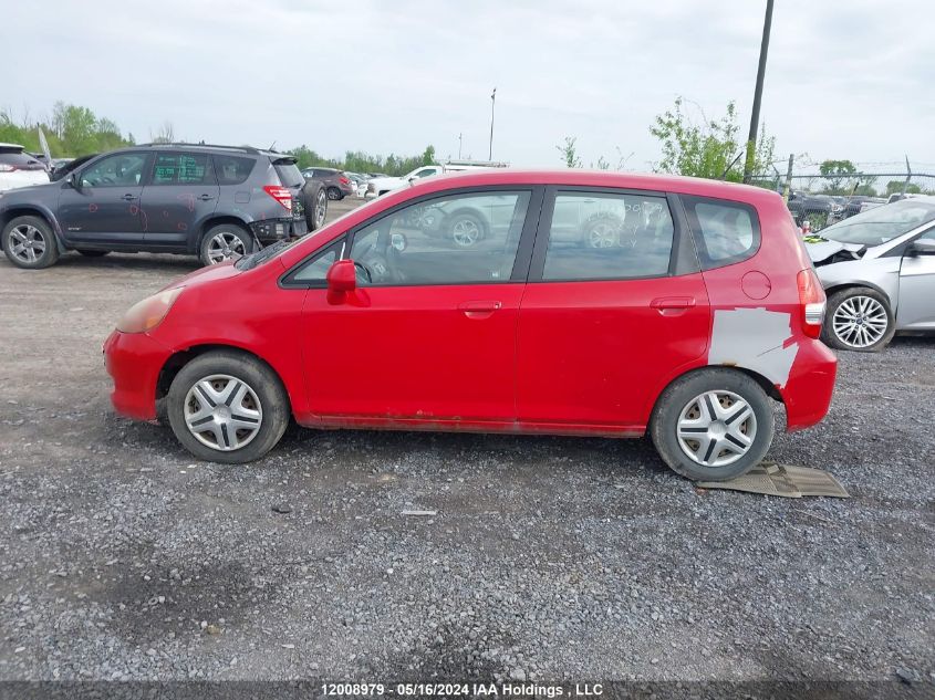 2007 Honda Fit VIN: JHMGD38427S817107 Lot: 12008979