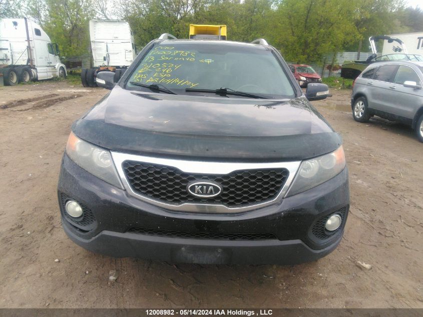 2013 Kia Sorento Ex VIN: 5XYKUDA29DG310524 Lot: 12008982