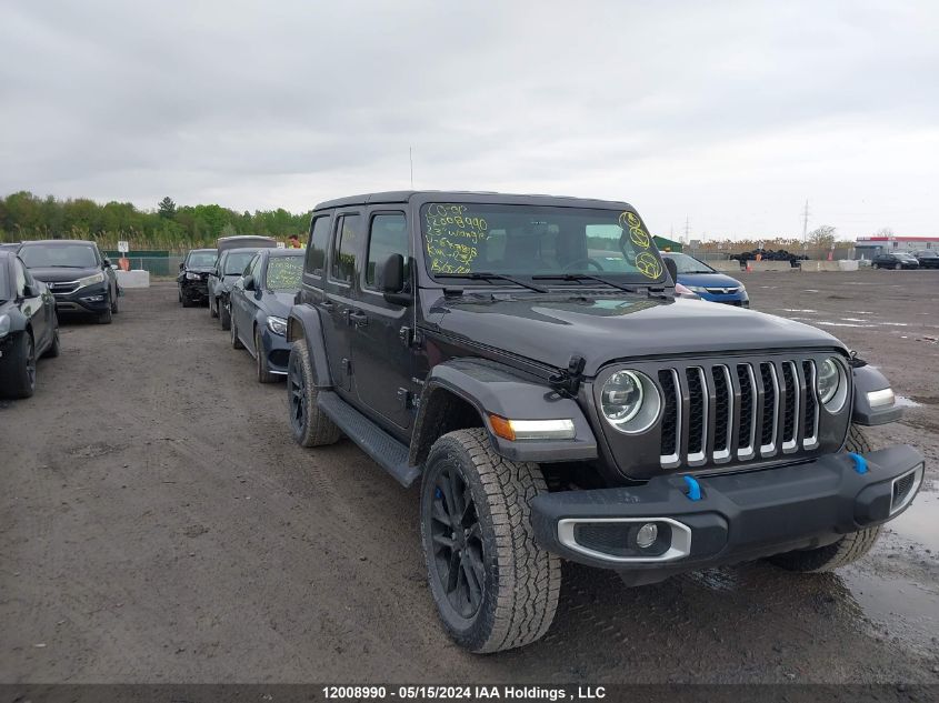 2023 Jeep Wrangler 4Xe Unlimited Sahara VIN: 1C4JJXP62PW673268 Lot: 12008990