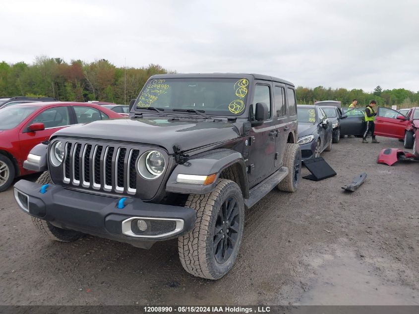 2023 Jeep Wrangler 4Xe Unlimited Sahara VIN: 1C4JJXP62PW673268 Lot: 12008990