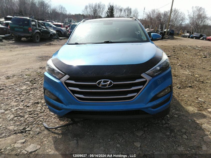 2017 Hyundai Tucson Limited/Sport And Eco/Se VIN: KM8J3CA4XHU578136 Lot: 12009027