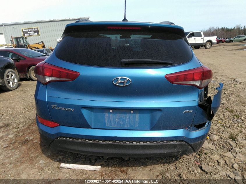 2017 Hyundai Tucson Limited/Sport And Eco/Se VIN: KM8J3CA4XHU578136 Lot: 12009027