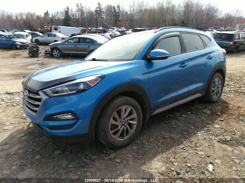 2017 Hyundai Tucson Limited/Sport And Eco/Se VIN: KM8J3CA4XHU578136 Lot: 12009027