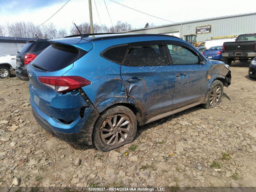 2017 Hyundai Tucson Limited/Sport And Eco/Se VIN: KM8J3CA4XHU578136 Lot: 12009027