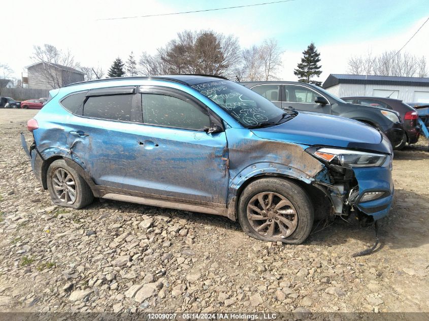 2017 Hyundai Tucson Limited/Sport And Eco/Se VIN: KM8J3CA4XHU578136 Lot: 12009027