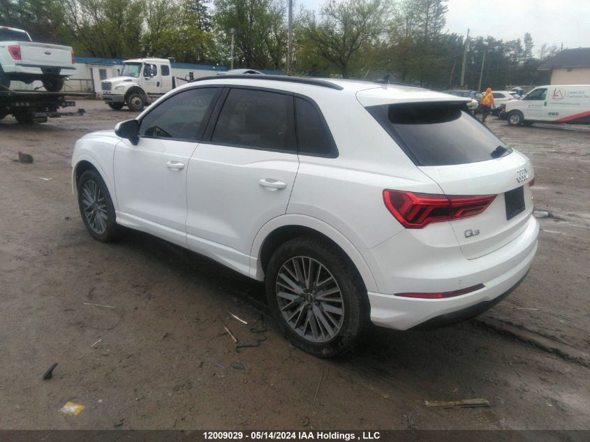 2022 Audi Q3 Premium 40 VIN: WA1AUCF39N1143973 Lot: 12009029