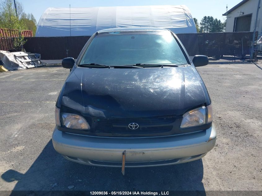 2000 Toyota Sienna Le/Xle VIN: 4T3ZF13C1YU228632 Lot: 12009036