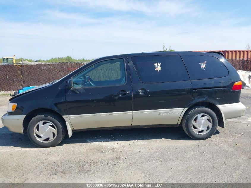 2000 Toyota Sienna Le/Xle VIN: 4T3ZF13C1YU228632 Lot: 12009036