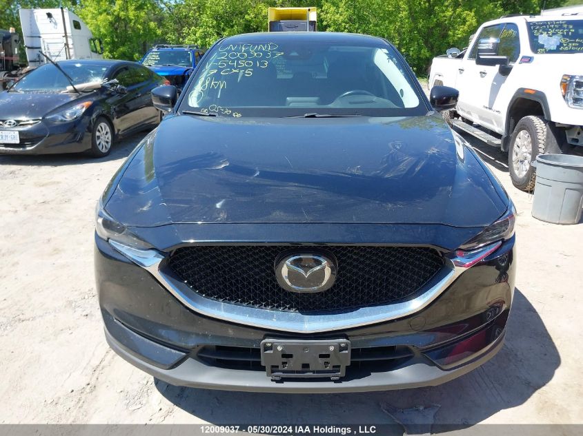 2019 Mazda Cx-5 Grand Touring VIN: JM3KFBDM8K1545013 Lot: 12009037
