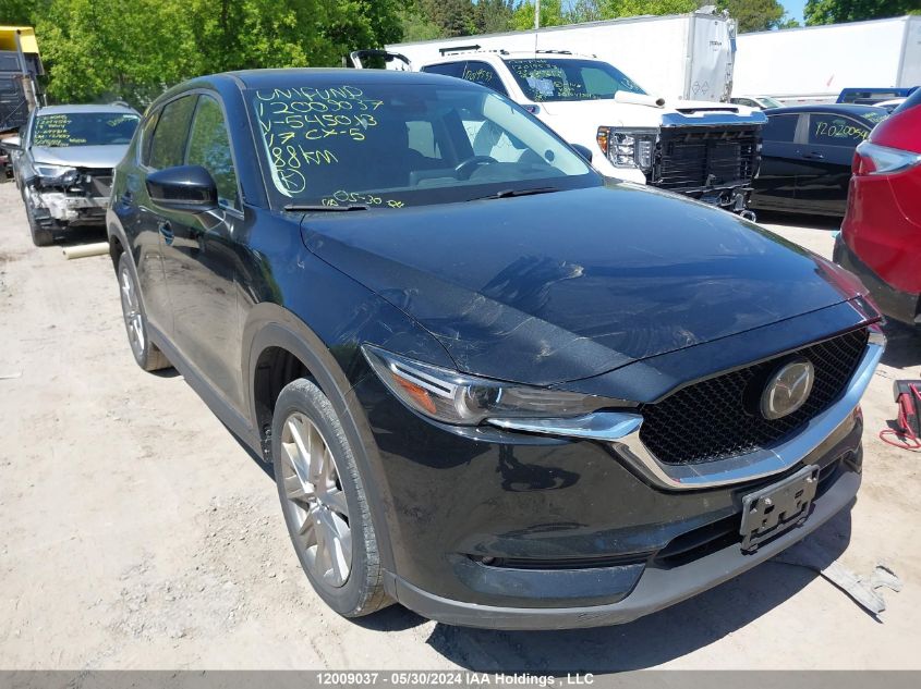 2019 Mazda Cx-5 Grand Touring VIN: JM3KFBDM8K1545013 Lot: 12009037