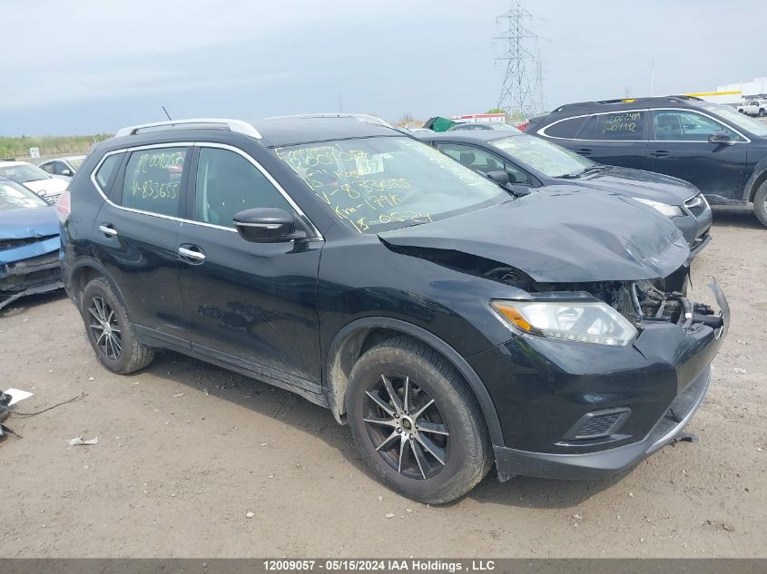 2015 Nissan Rogue VIN: 5N1AT2MV4FC833655 Lot: 12009057