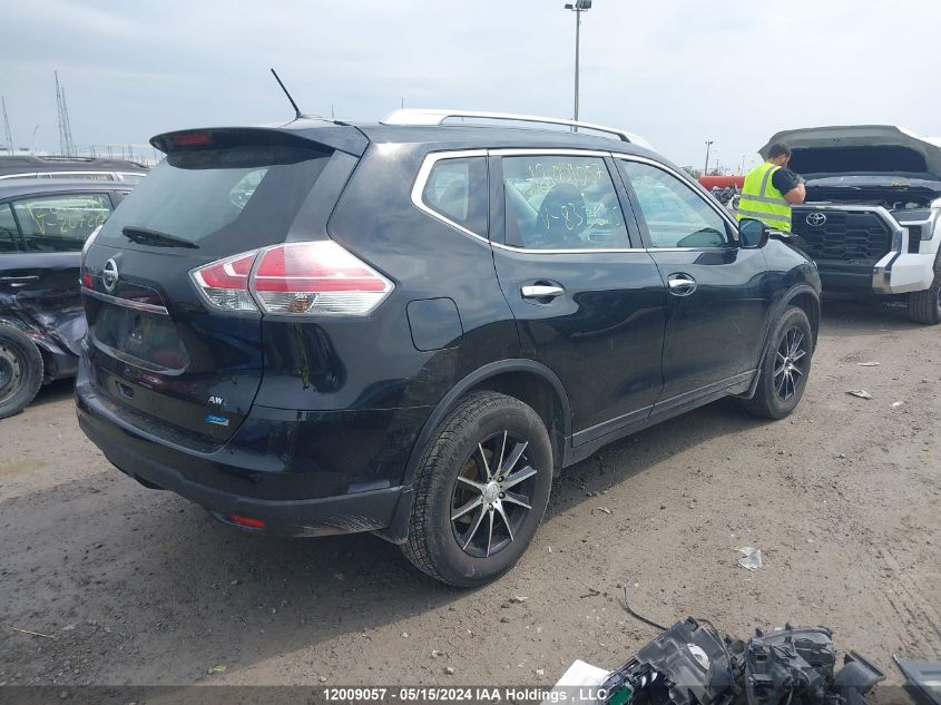 2015 Nissan Rogue VIN: 5N1AT2MV4FC833655 Lot: 12009057