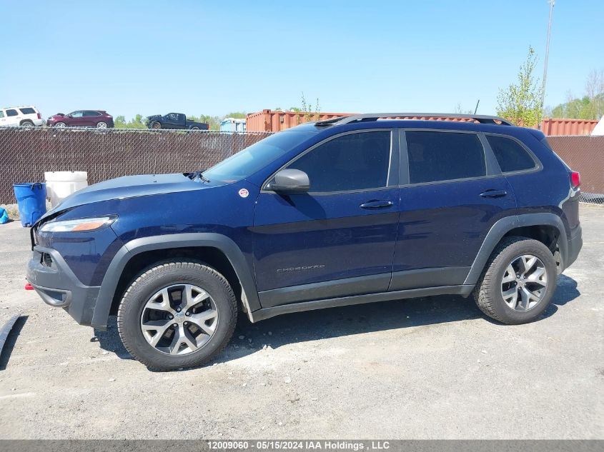 2016 Jeep Cherokee Trailhawk VIN: 1C4PJMBS4GW343886 Lot: 12009060