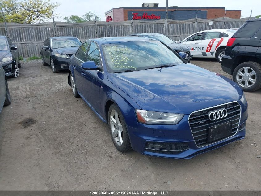 2015 Audi A4 VIN: WAUHFCFL2FN011059 Lot: 12009068