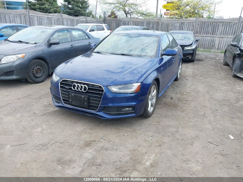 2015 Audi A4 VIN: WAUHFCFL2FN011059 Lot: 12009068