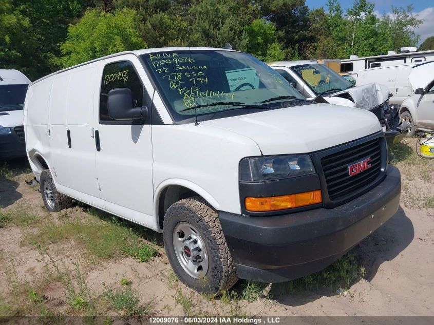 2022 GMC Savana VIN: 1GTW7AFP6N1278550 Lot: 12009076