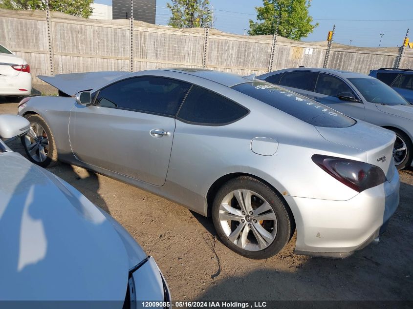 2010 Hyundai Genesis Coupe 3.8L VIN: KMHHU6KH3AU019399 Lot: 12009085