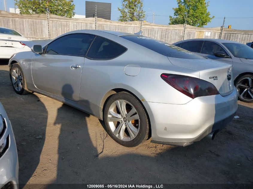 2010 Hyundai Genesis Coupe 3.8L VIN: KMHHU6KH3AU019399 Lot: 12009085