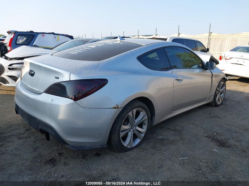 2010 Hyundai Genesis Coupe 3.8L VIN: KMHHU6KH3AU019399 Lot: 12009085