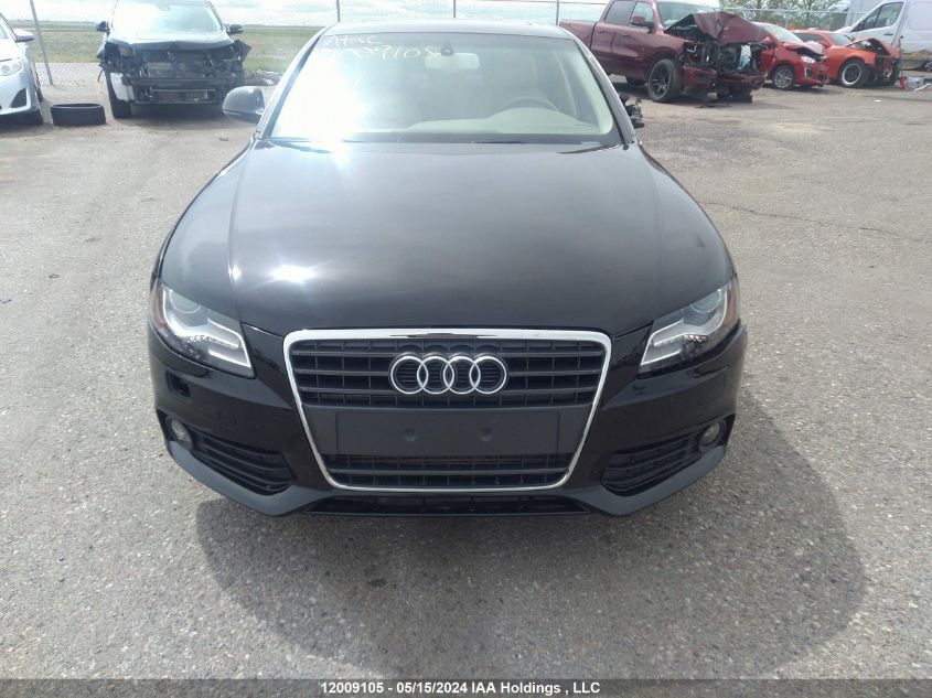 2009 Audi A4 VIN: WAULF68K59N015594 Lot: 12009105