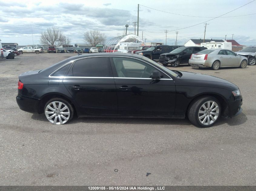 2009 Audi A4 VIN: WAULF68K59N015594 Lot: 12009105