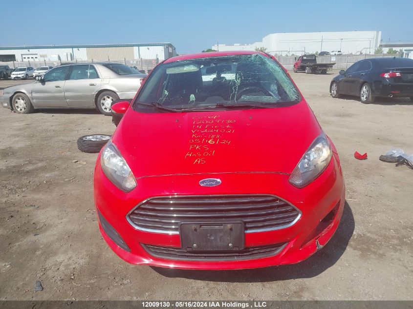 2014 Ford Fiesta Se VIN: 3FADP4BJ2EM224021 Lot: 12009130