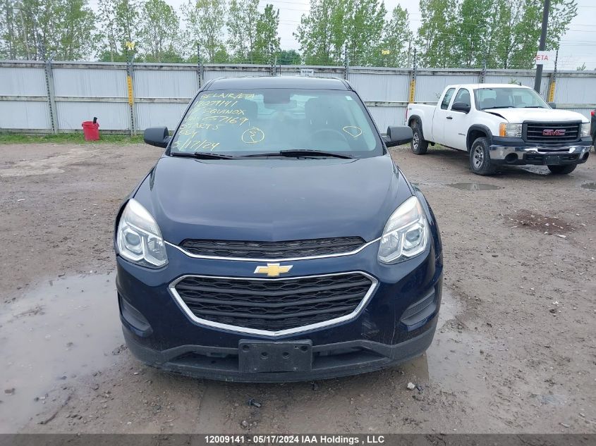 2017 Chevrolet Equinox VIN: 2GNFLEEK3H6257169 Lot: 12009141