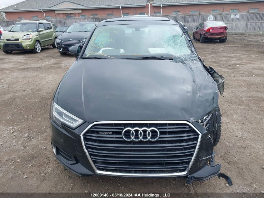 2017 Audi A3 VIN: WAUE8GFF2H1032616 Lot: 12009146