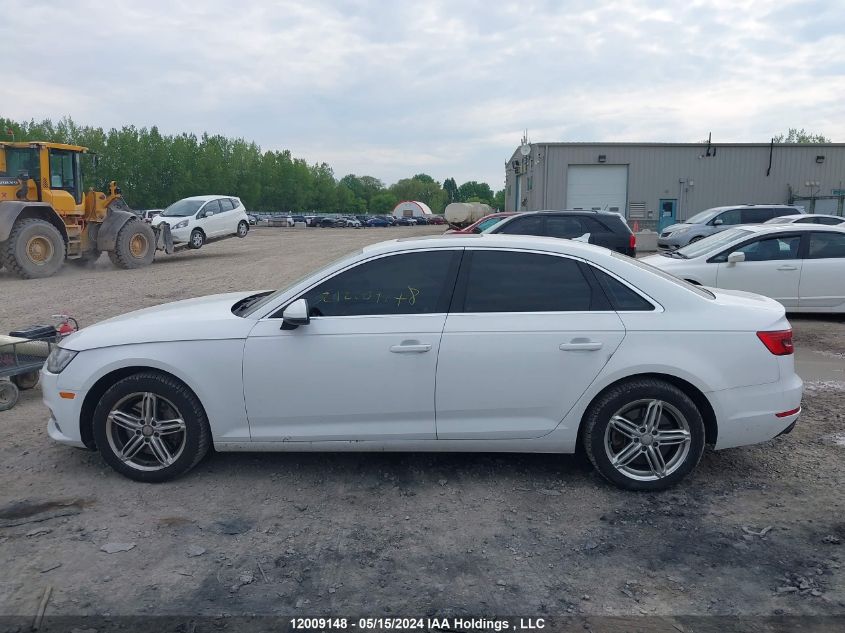 2017 Audi A4 VIN: WAUANAF43HN014363 Lot: 12009148