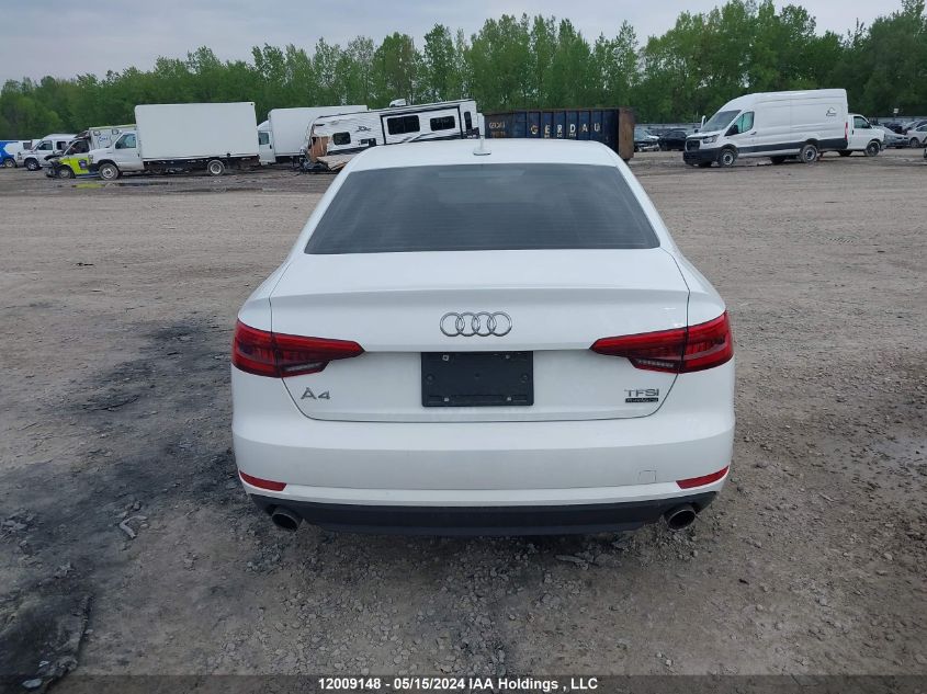 2017 Audi A4 VIN: WAUANAF43HN014363 Lot: 12009148