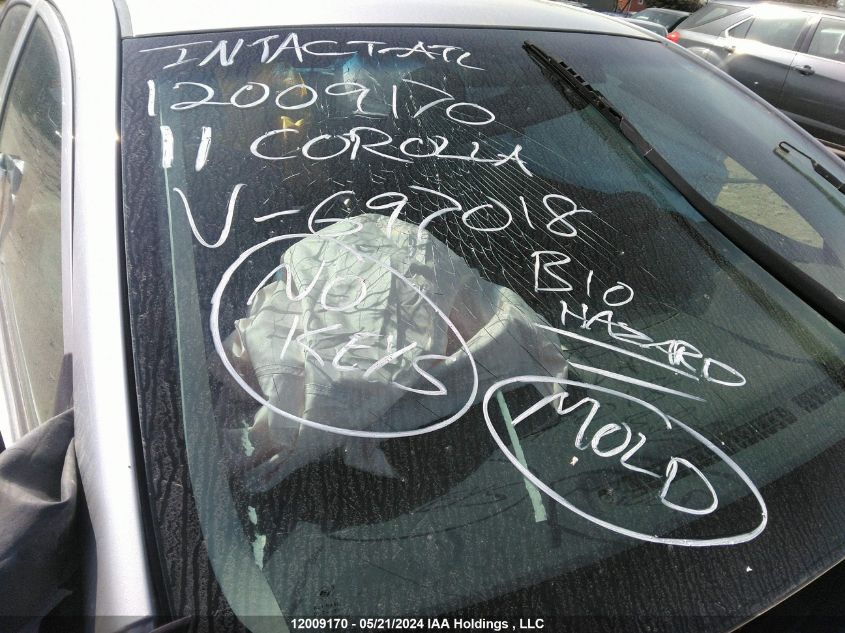 2011 Toyota Corolla S/Le VIN: 2T1BU4EE3BC697018 Lot: 12009170